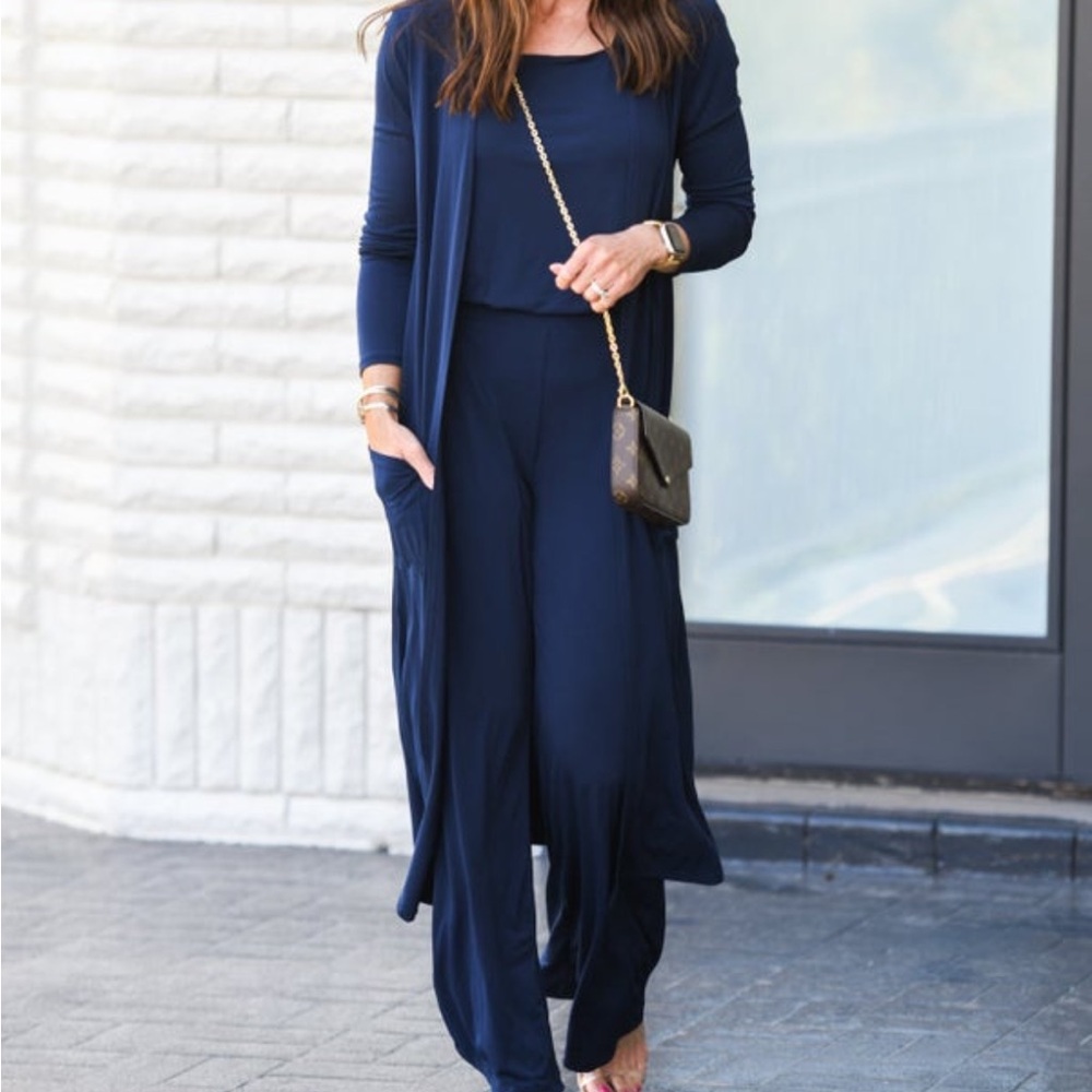 Brigitte Briana Essential Set, Navy, Size M, New
